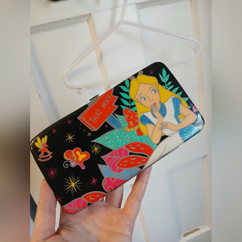 2/$14 Disney Alice in Wonderland Wallet Accessories Womens Girls